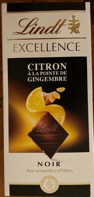 Excellence - Chocolat noir citron gingembre - Product - fr