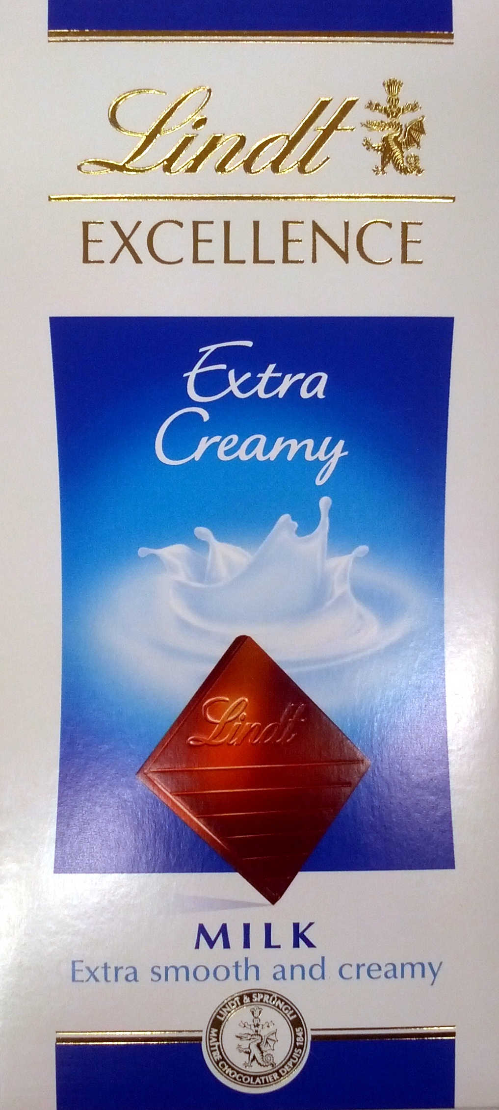 Lindt Excellence Extra Creamy Milk - Produit