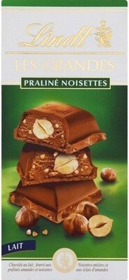 Lindt Chocolat au lait praliné noisettes - نتاج - fr