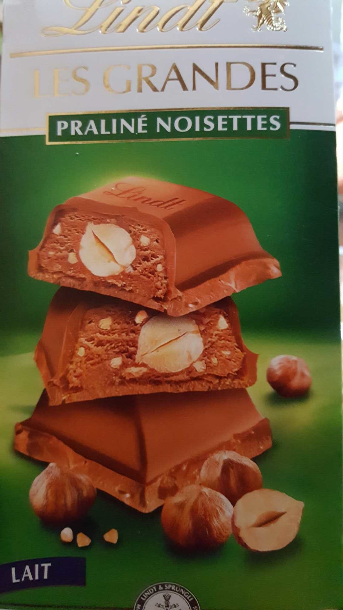 Les Grandes Praliné noisettes - Chocolat au lait - Produit
