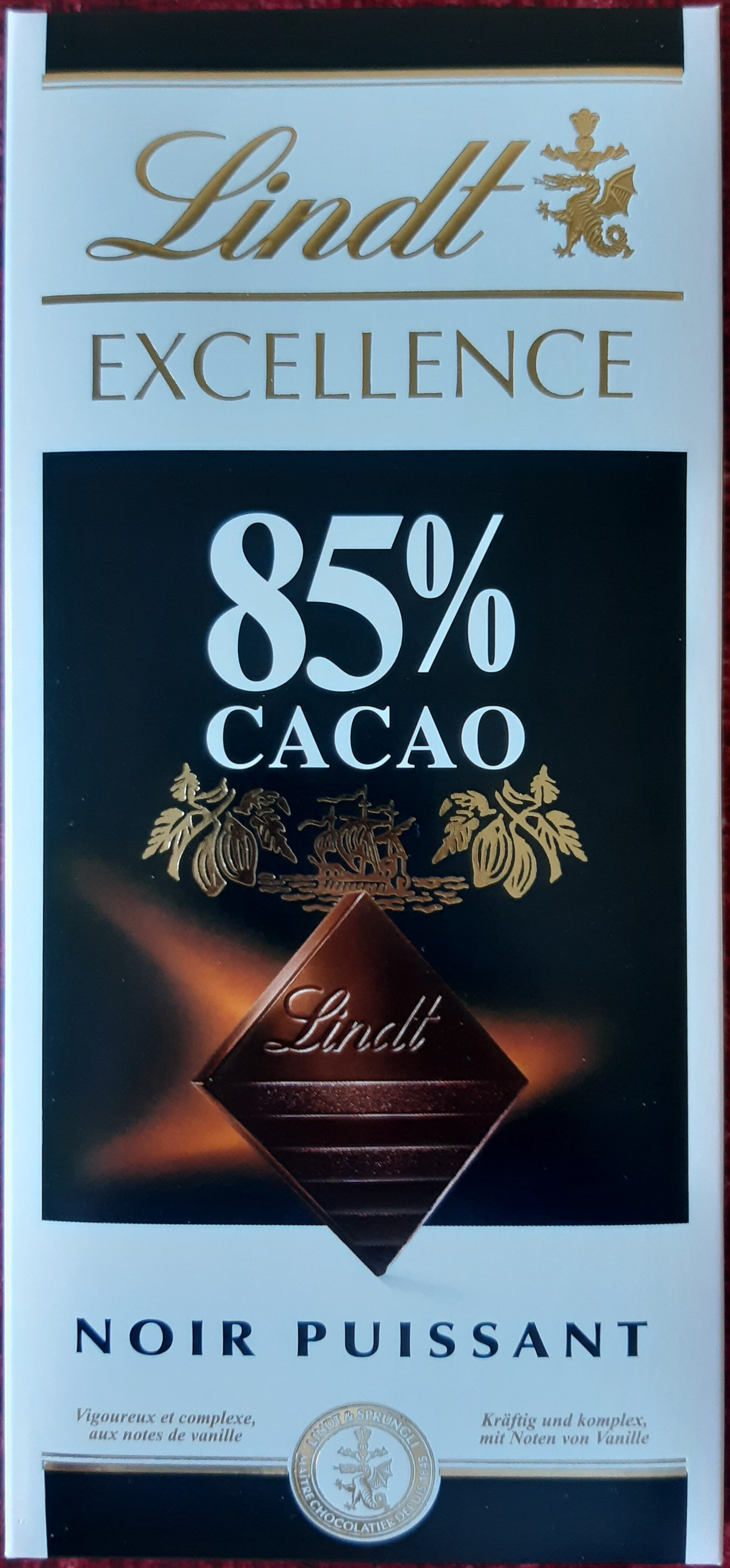 Schoggi 85% Cacao Noir Puissant - Prodotto