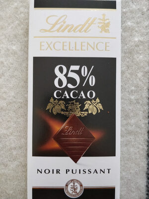 Excellence 85% Cacao Chocolat Noir Puissant Lindt % Lindt - 产品 - en