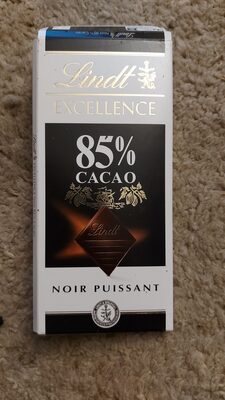 Excellence 85% Cacao Chocolat Noir Puissant Lindt % Lindt - Produit
