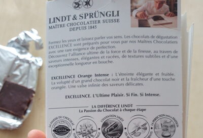 Excellence - Chocolat noir orange intense aux amandes effilées - 回收说明和/或包装信息 - fr