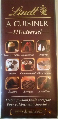 Lindt - A cuisiner L'universel - نتاج - fr