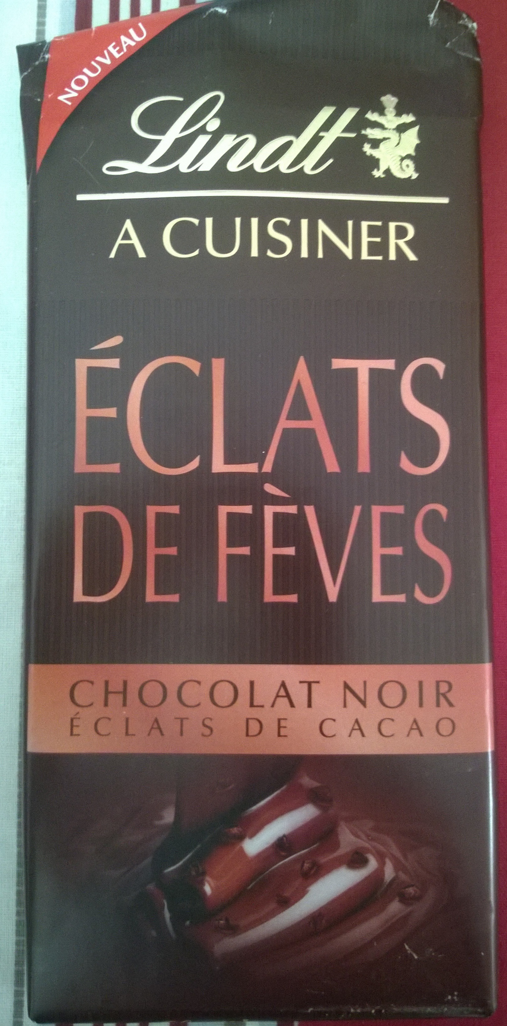 À cuisiner Éclats de fèves Chocolat Noir Éclats de Cacao - Produit