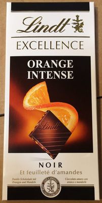 Orange intense dark chocolate - Produit