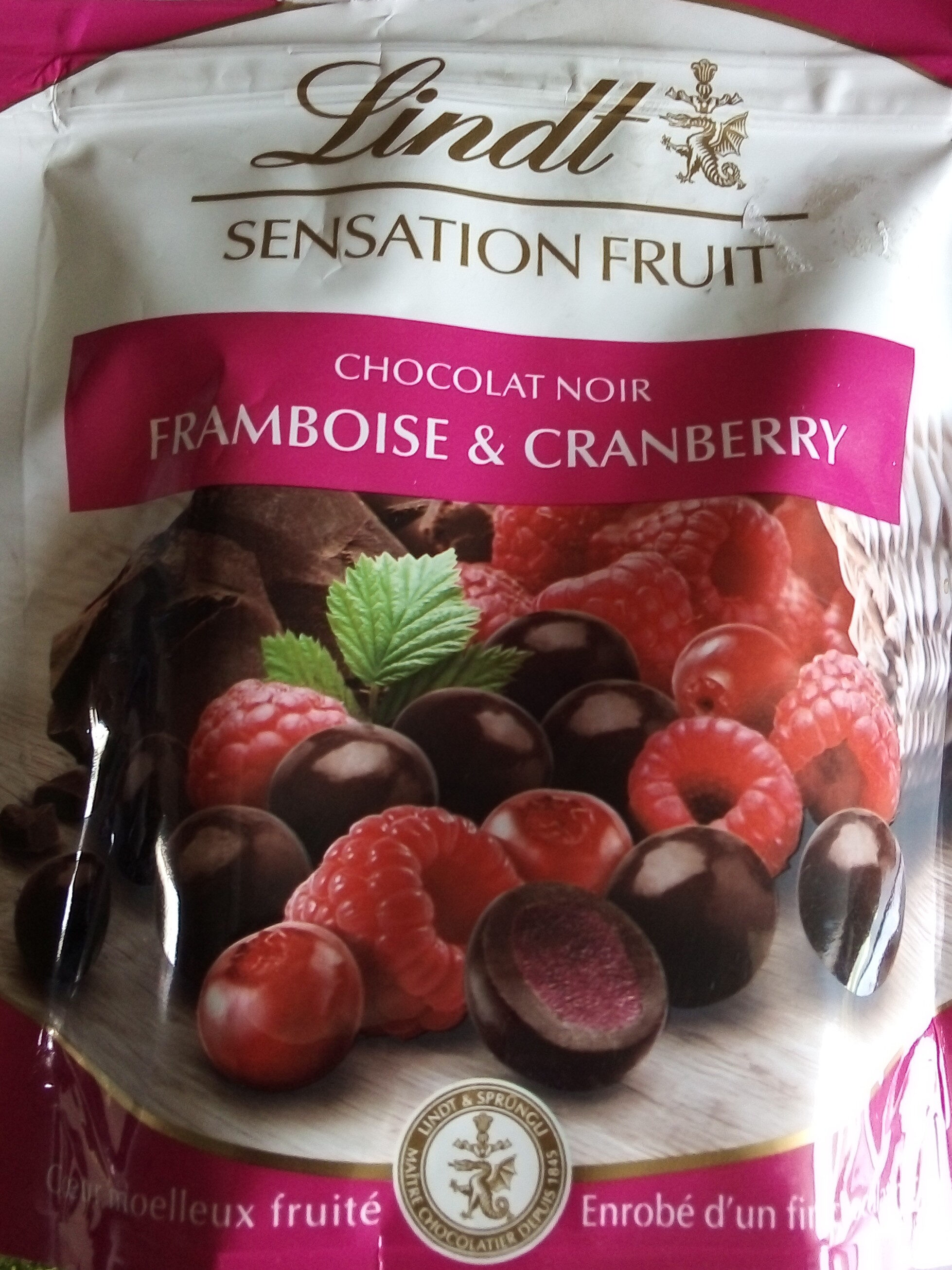 Sensation Fruit Chocolat Noir Framboise & Cranberry - Producto