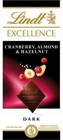 Excellence Dark Cranberry, Almond & Hazelnut - Product