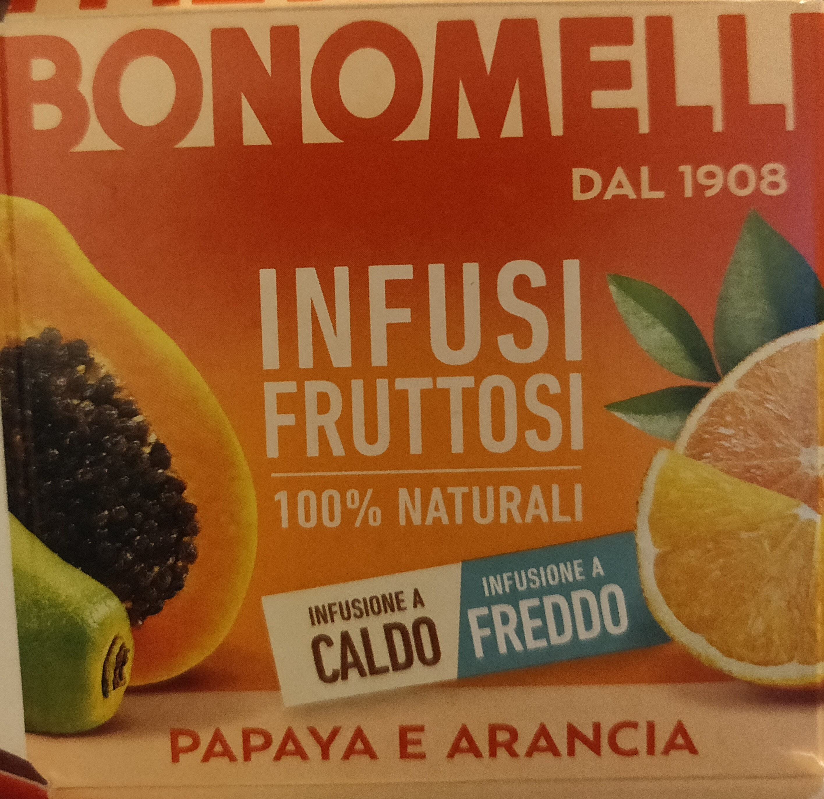 infusi fruttosi papaya e arancia - Prodotto