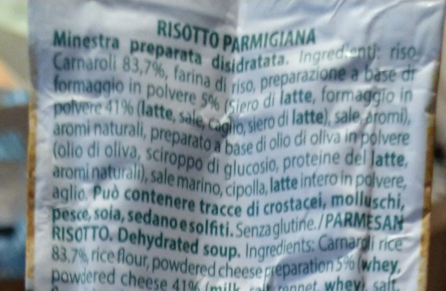buona idea - risotto parmigiana - Ingredienti