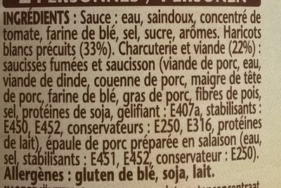 Le Cassoulet - Ingrediënten - fr