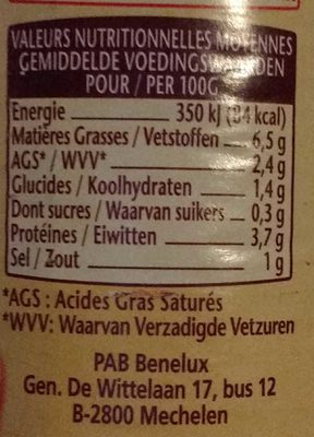 La Choucroute Garnie / Dé Gegarneerde Zuurkool - Voedingswaarden - fr