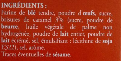 Préparation pour pâte à Crêpes Caramel - Ingredients - fr