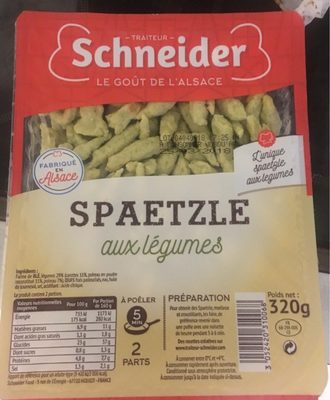 Spaetzle aux légumes - Product - fr