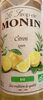 Le sirop de monin citron bio - Product