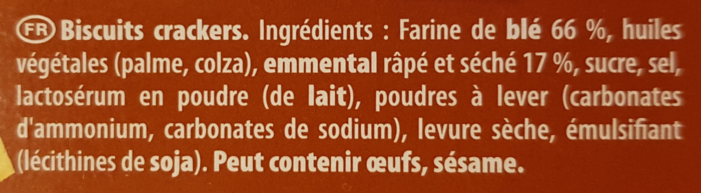 Feuilleté Emmental - Ingredients - fr