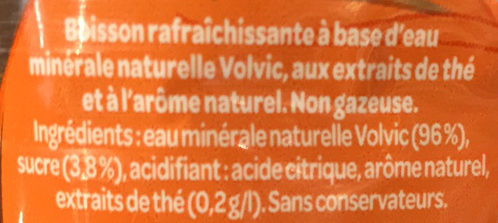 Volvic Thé Pêche - Ingrediënten - fr