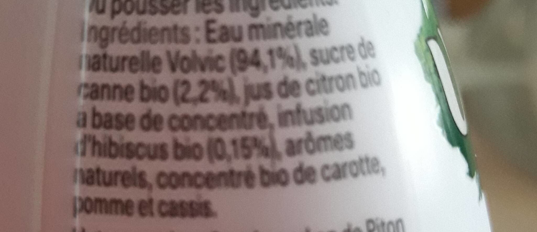 Volvic infusion bio - Ingrediënten - fr
