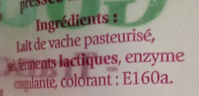 Gouda tranches (29% MG) - Ingredients - fr