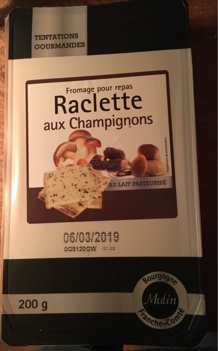 Raclette aux champignons - Product - fr