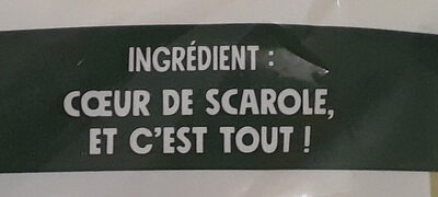 Scarole 100% coeur - Ingrediënten - fr
