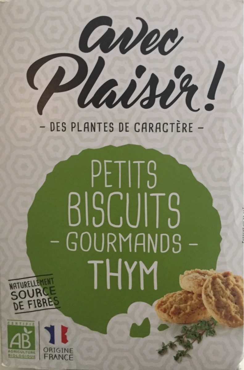 Petits biscuits gourmands thym - Produit