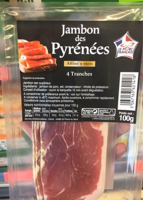 Jambon des Pyrénées - Product - fr
