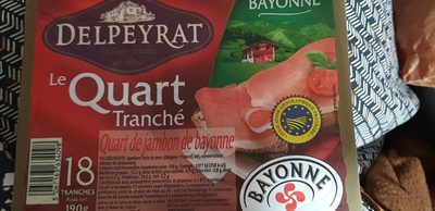 Jambon de BAYONNE, quart Tranché - Product - fr