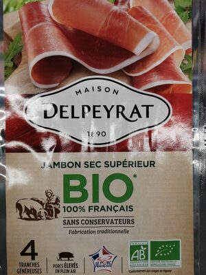 Jambon sec supérieur bio - Produit