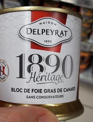 Bloc de foie gras de canard 1890 Heritage - Produit
