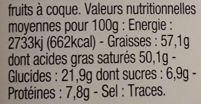 Coco en poudre - Nutrition facts - fr