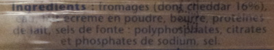 Toastinette Pour Croque Monsieur Nature (19 % MG) 20 tranches - Ingrédients