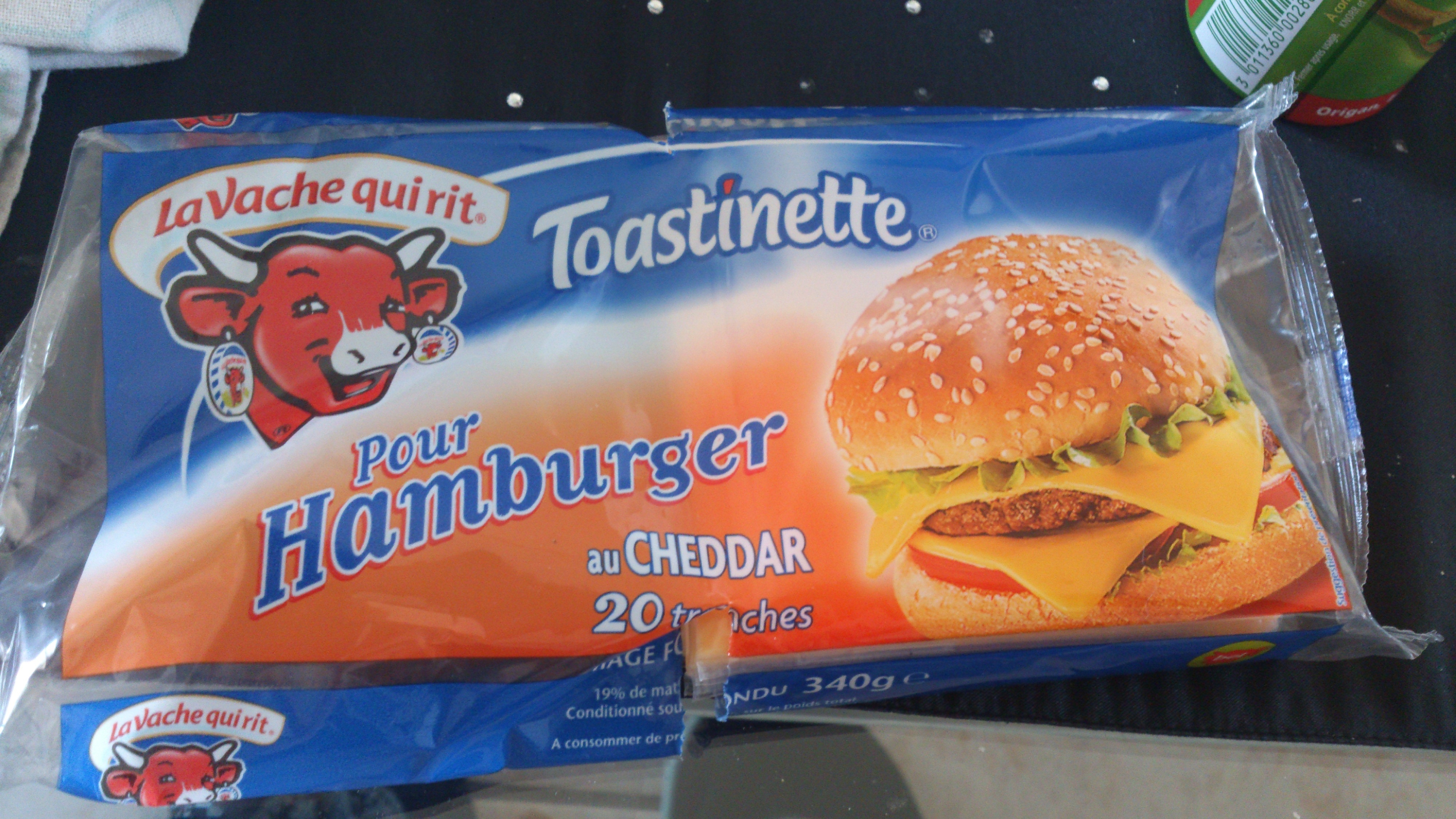 Toastinette pour Hamburger au Cheddar - Produit