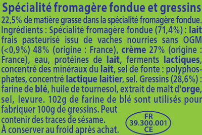 Kiri goûter (8 portions) format famiial - Ingredientes - fr
