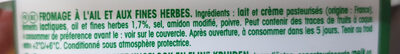 Boursin® Salade Ail & Fines Herbes - Ingrediënten - fr