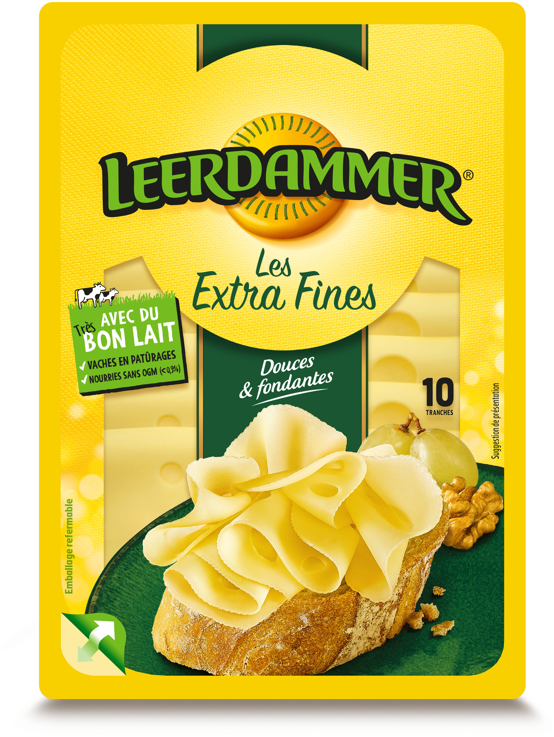 Leerdammer Extra Fines Originales douces et fondantes 10 tranches - Product - fr