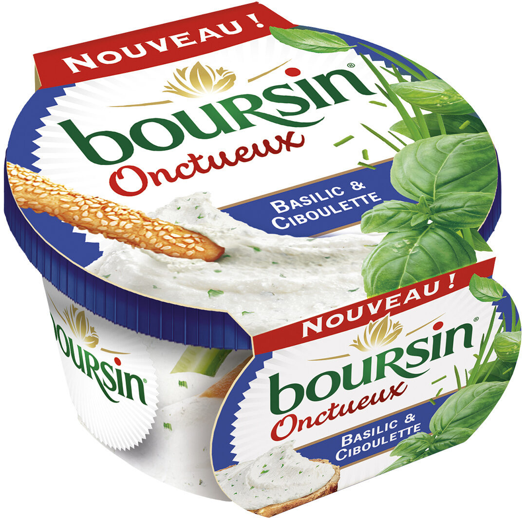 Boursin® Onctueux Basilic & Ciboulette - Produit