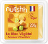 Nurishh - Bloc Végétal saveur Cheddar - Produit