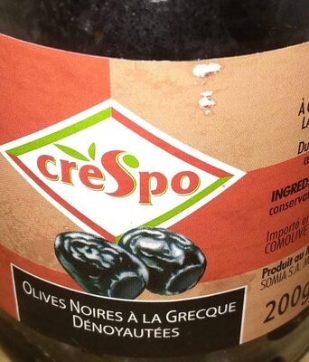 Olives noires à la Grecques dénoyautées - Produit