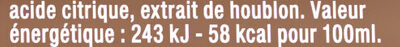 Grimbergen - 50cl boite grim rouge - 6.00 degre alcool - Nutrition facts - fr