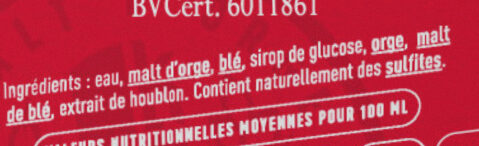 Kronenbourg 15X25CL KRONENBOURG 4.2 DEGRE ALCOOL - Ingredients - fr