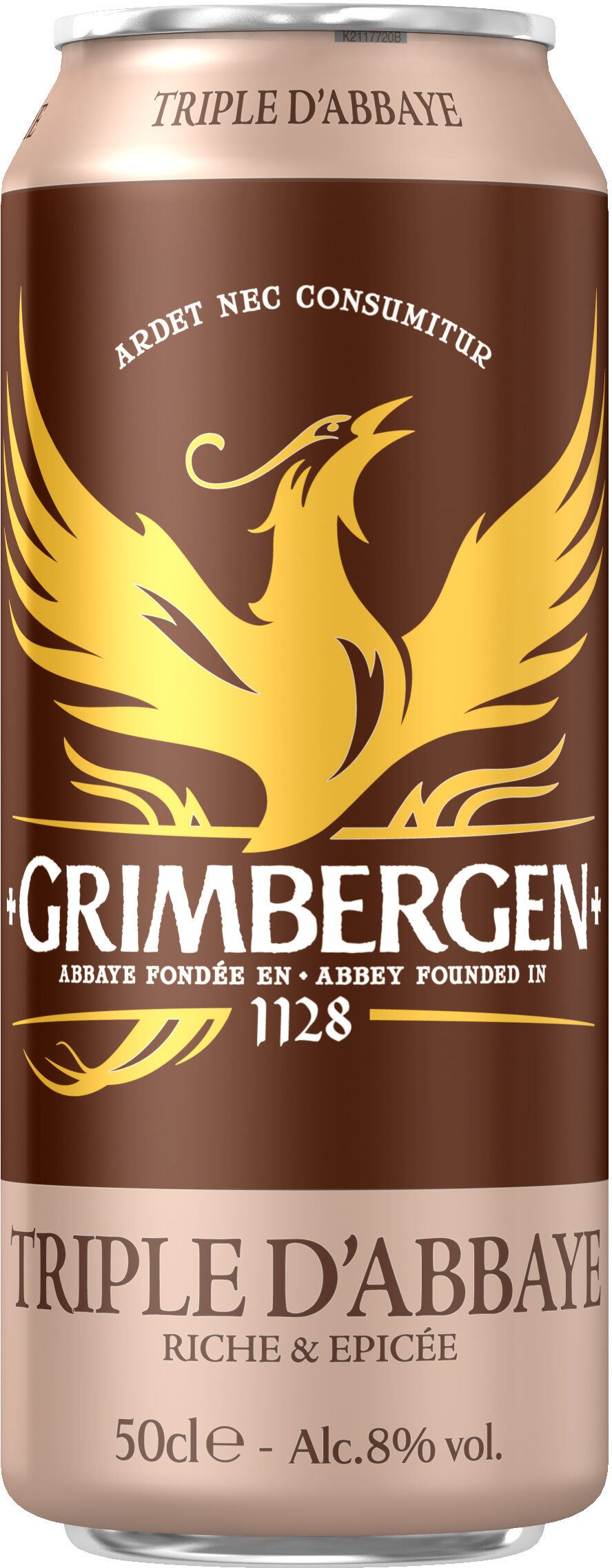 Grimbergen 50CL CAN GRIMBERGEN TRIPLE 8.0 DEGRE ALCOOL - Product - fr