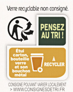 Bière Sans Alcool CITRON VERT SUREAU 0,0% - Instruction de recyclage et/ou informations d'emballage
