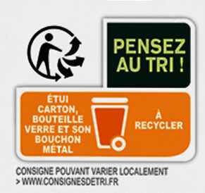 Biere aromatisé - Recycling instructions and/or packaging information - fr