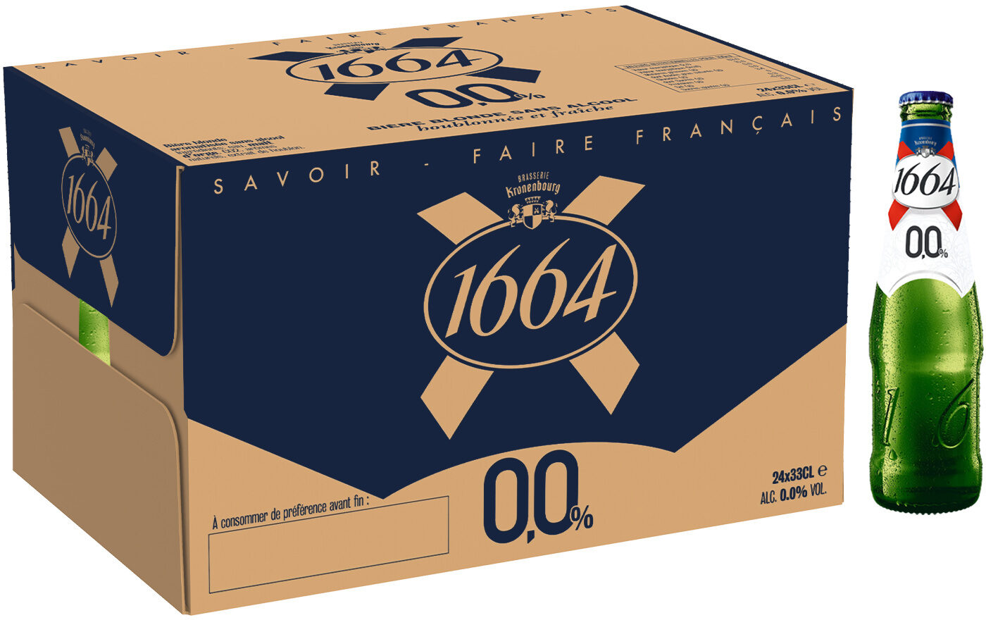 Bière sans alcool 1664 - Producto - fr