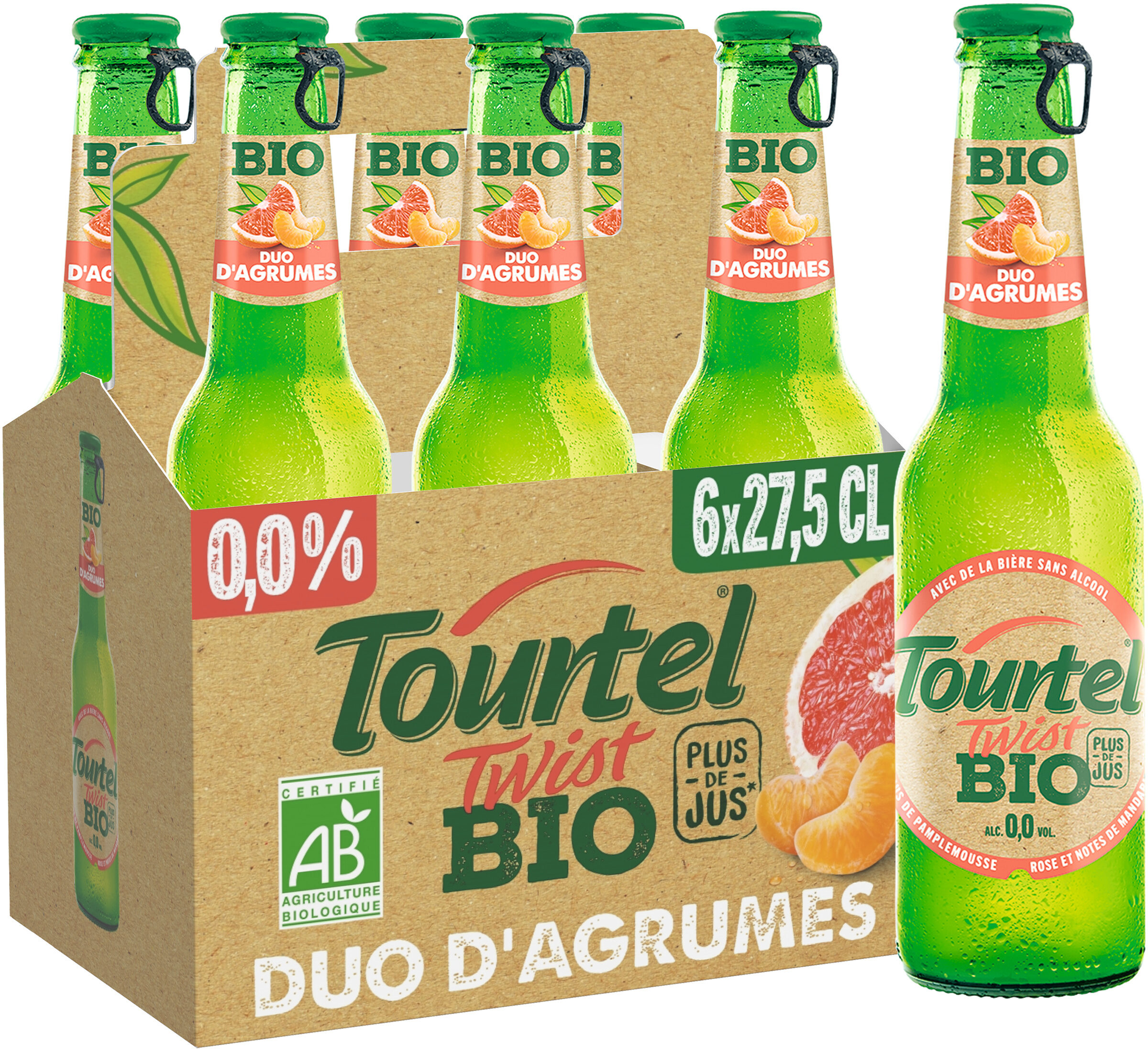 Tourtel 6X27,5CL TTWIST AGRU FRBIO-01 0.0 DEGRE ALCOOL - Product - fr