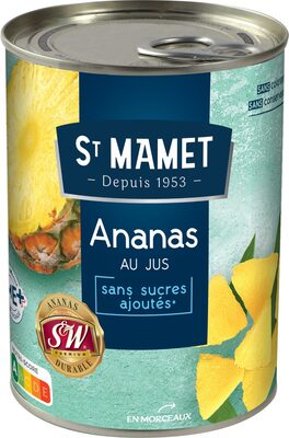 Grand Ananas Tranches Sans sucres ajoutés - Product - fr