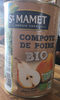 Compote Poire Bio - Boite 5 / 1 - Product