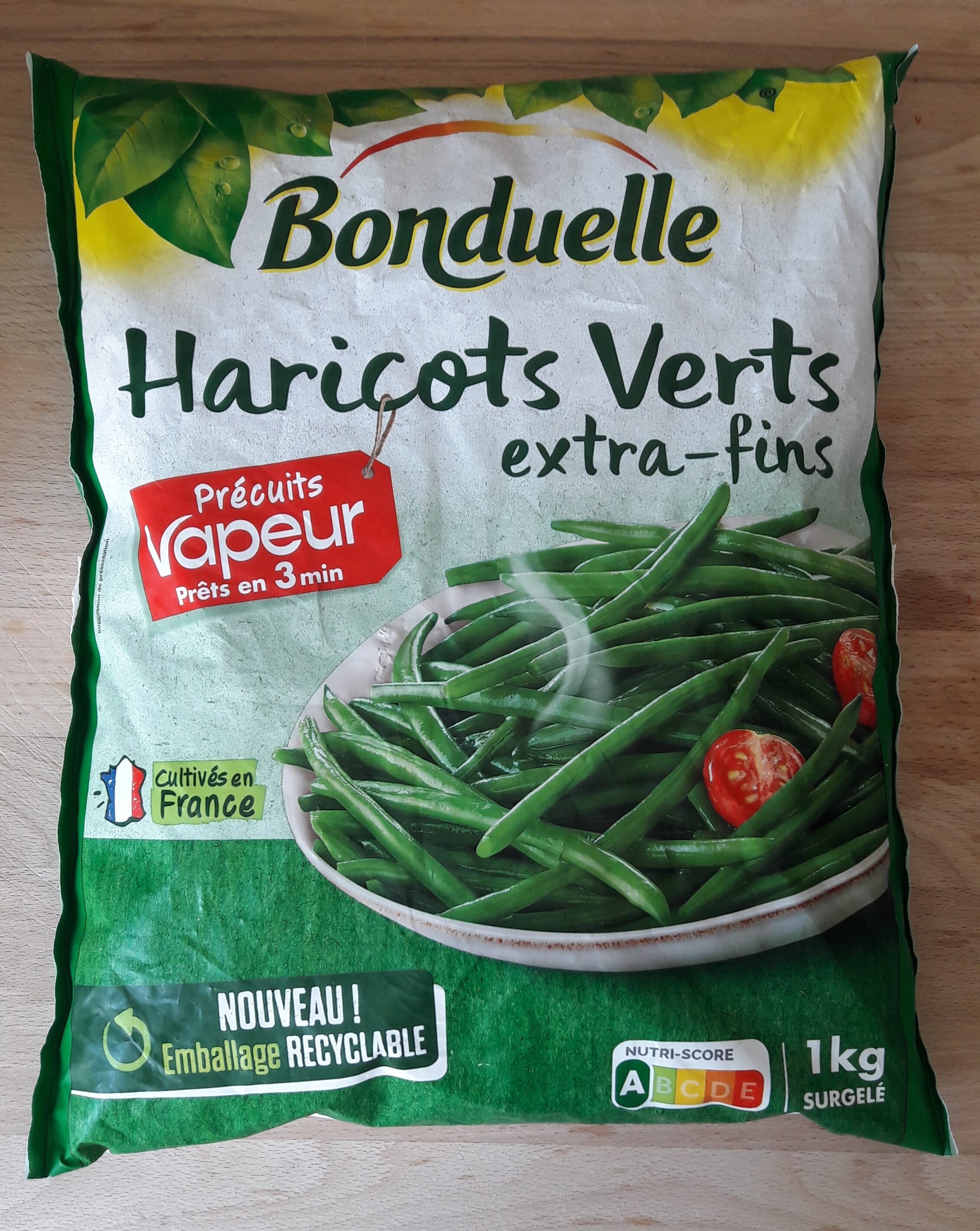 Haricots Verts Extra-fins Précuits Vapeur - Produit